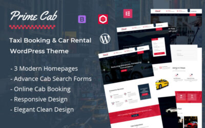 Prime Cab - Taxi Booking & Car Rental Theme